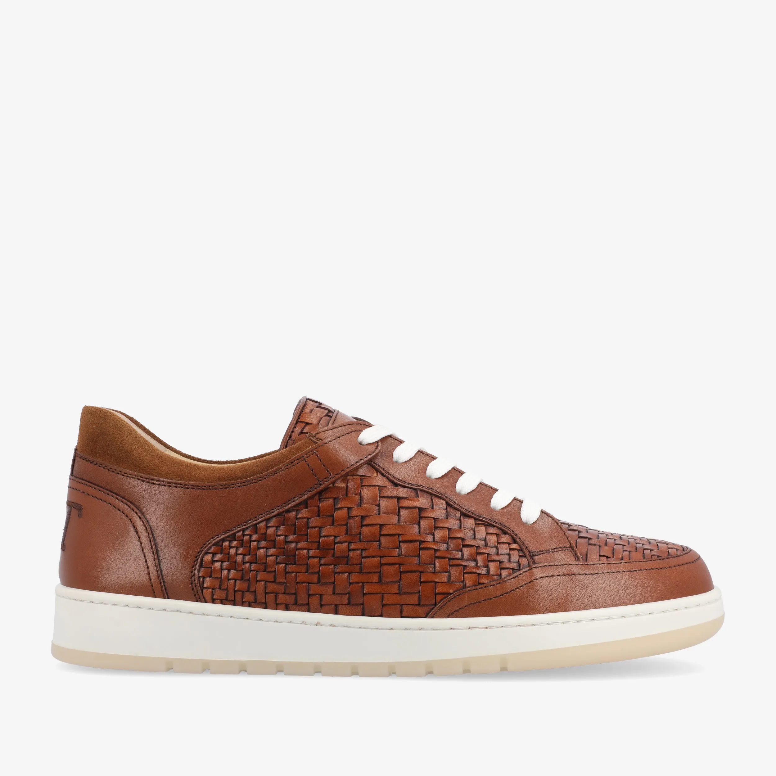 The Rapido Low Sneaker in Brown Woven (Last Chance, Final Sale)