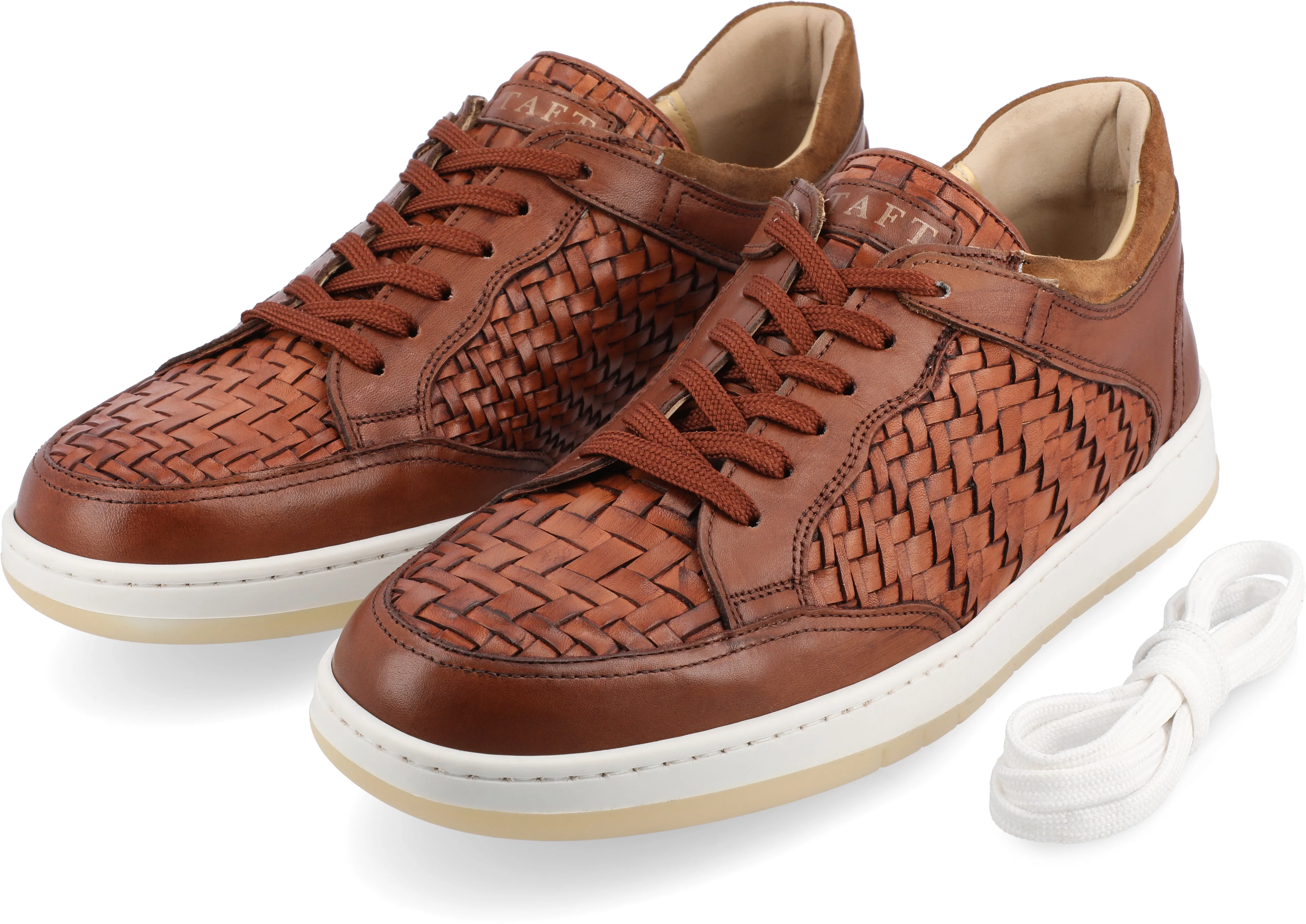 The Rapido Low Sneaker in Brown Woven (Last Chance, Final Sale)