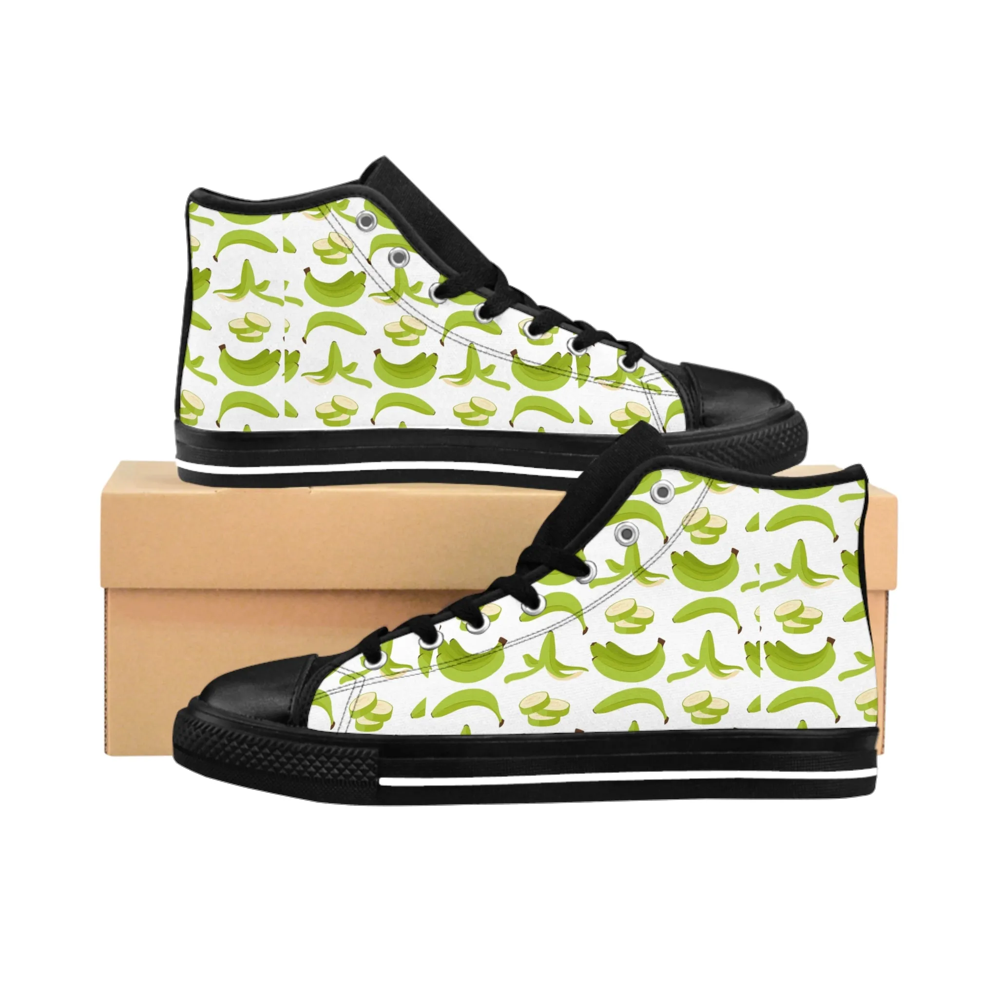 Tropical Fruit Bananas Women's Classic Sneakers