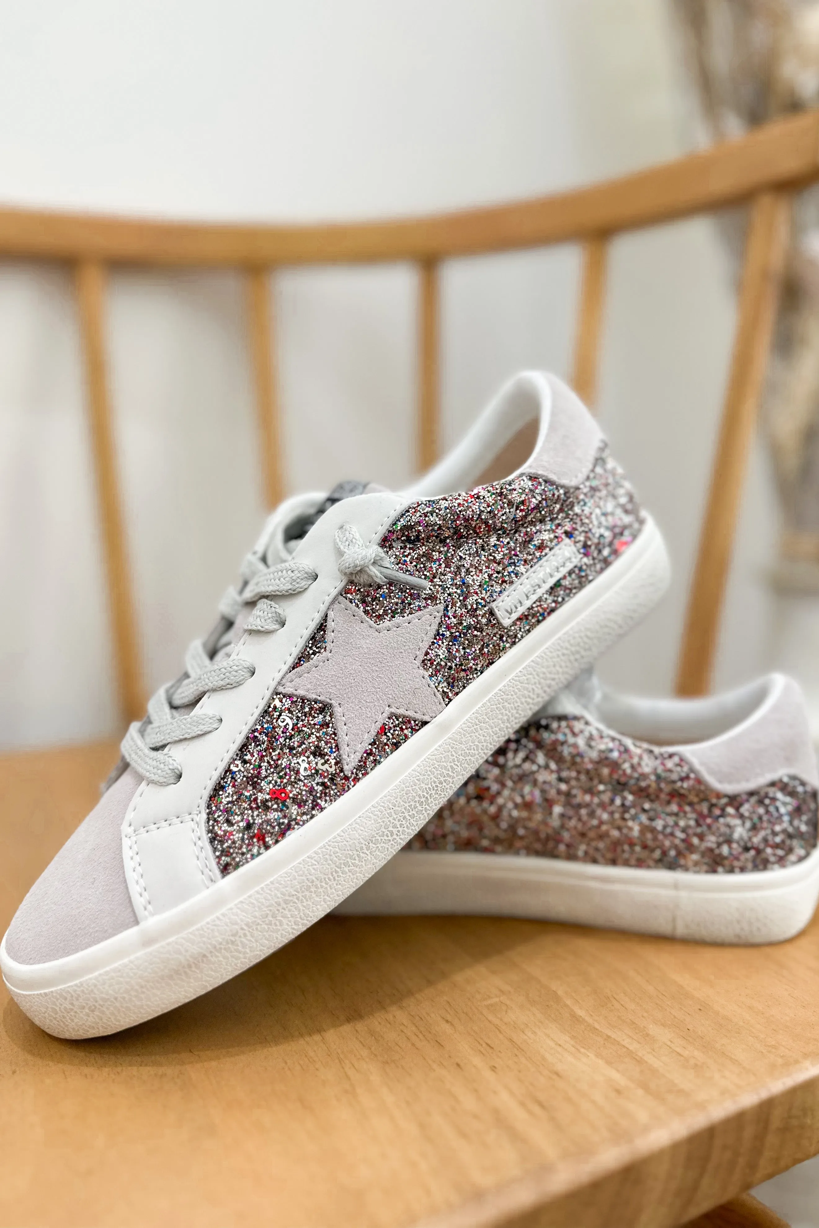 Vintage Havana Flair Multi Glitter Star Sneakers *FINAL SALE*