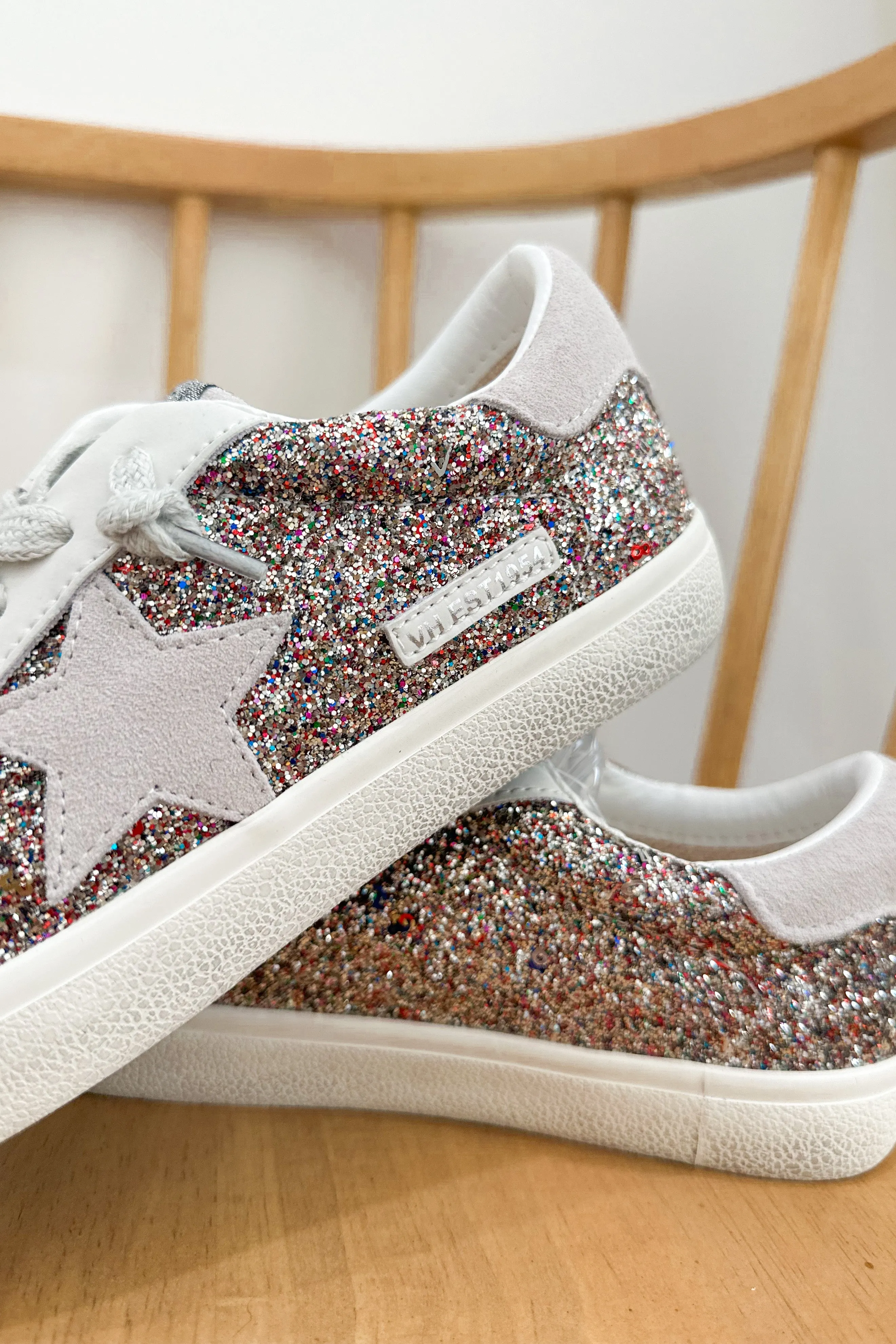 Vintage Havana Flair Multi Glitter Star Sneakers *FINAL SALE*