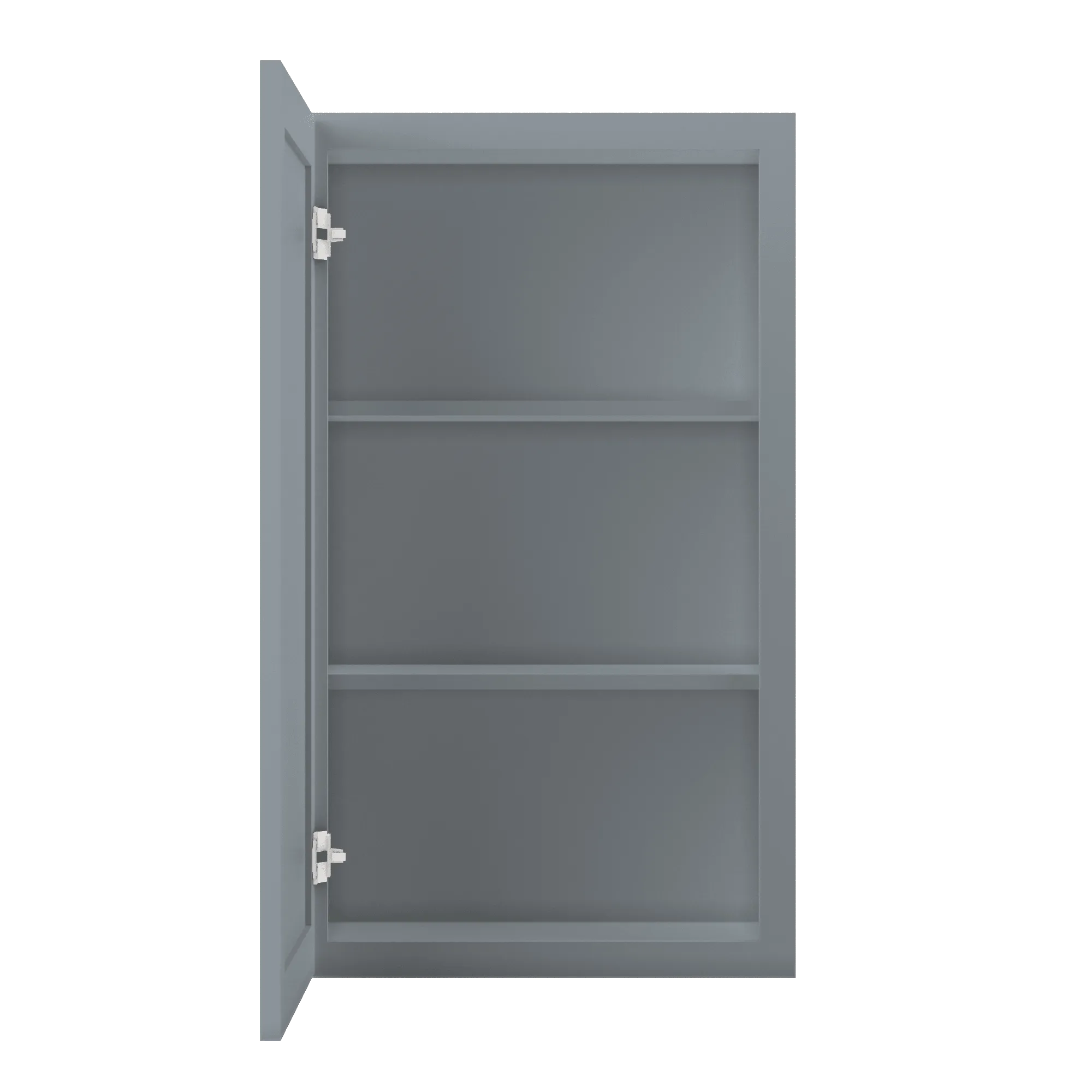 Wall Kitchen Cabinet W2136 Colonial Gray LessCare 21 in. width 36 in. height 12 in. depth