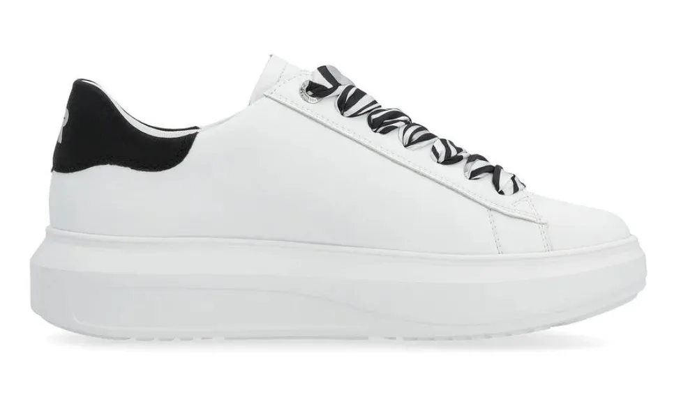 WOMEN'S RIEKER ADELIA 01 | WHITE / BLACK