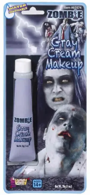 Zombie Gray Cream Makeup